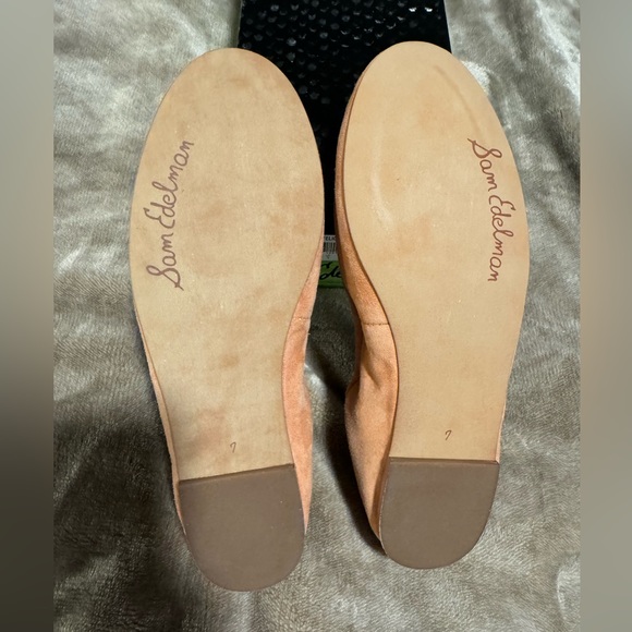 Sam Edelman Felicia flat papaya suede size 7 NIB - Picture 5 of 5